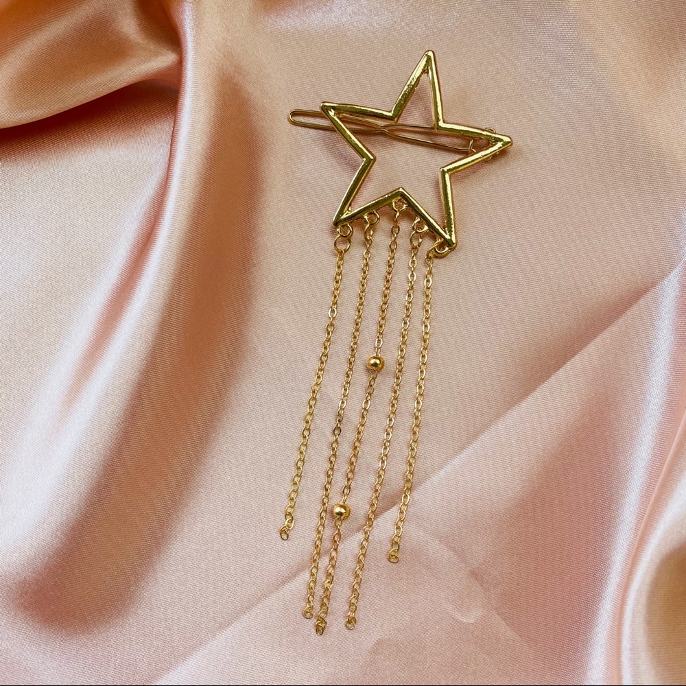 Last one 💕Star Tassels Drop Hair Clip Hair Pins